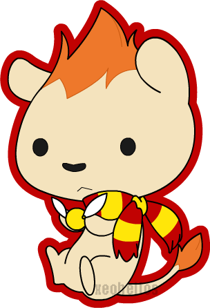 304x446 Gryffindor Lion By On @