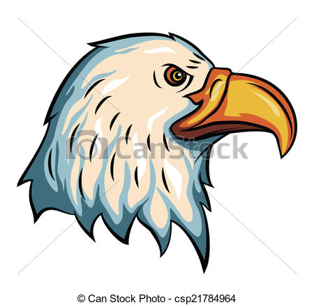 450x438 Eagle Head Clip Art Vector