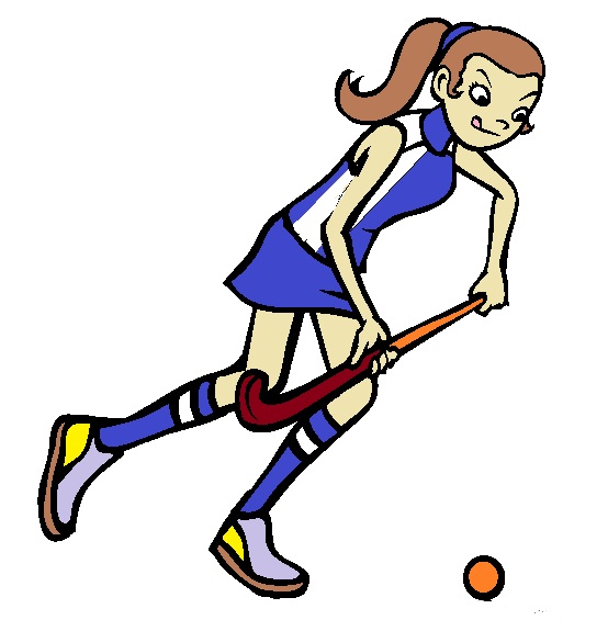 554x565 Field Hockey Clipart
