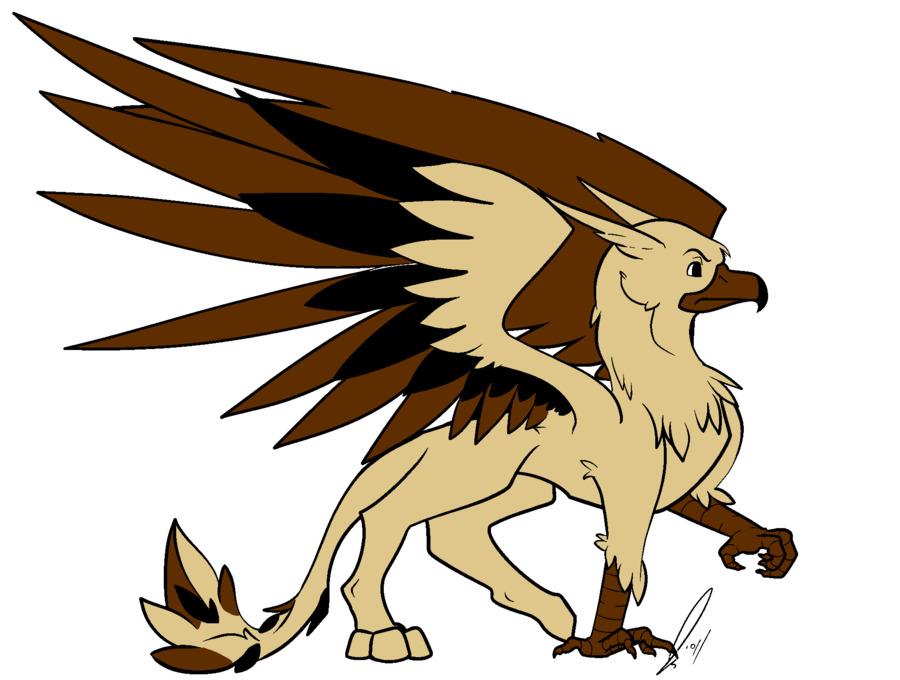 900x680 Griffin Clip Art