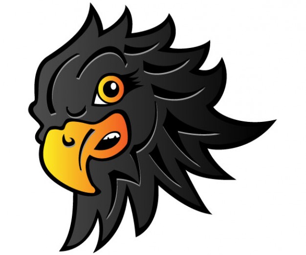 626x521 Black Eagle Clipart Head