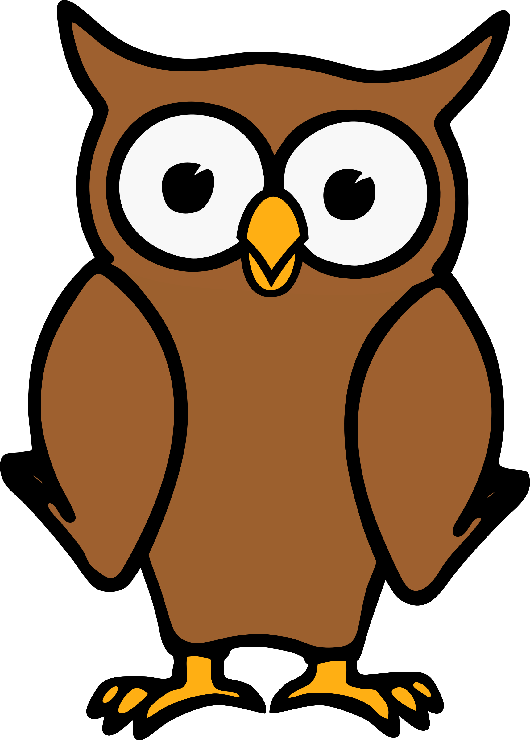 1718x2400 Incredible Clipart Owl Free Clipartmonk Clip Art Images Clipartix