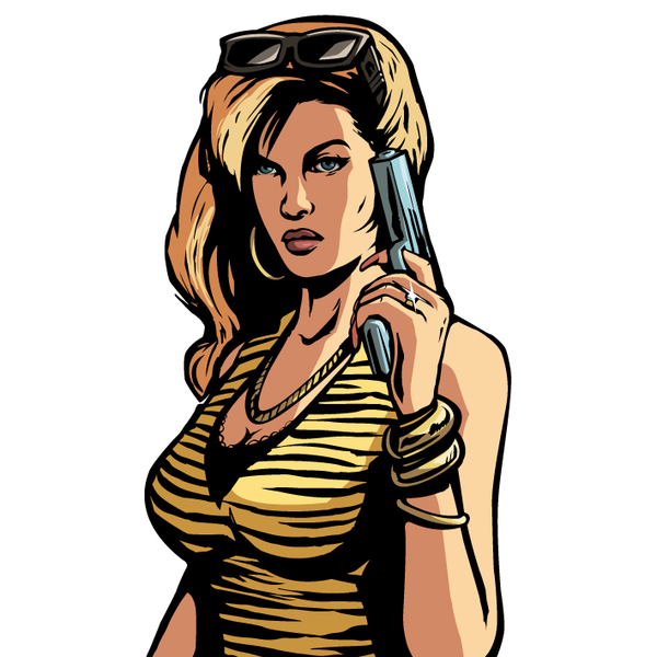 600x600 Gta Liberty City Artwork Vector Clip Arts, Clip Art