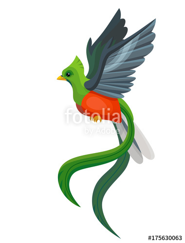 380x500 Quetzal Clipart Guatemala Bird