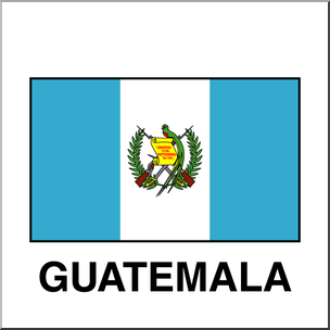 304x304 Clip Art Flags Guatemala Color I Abcteach