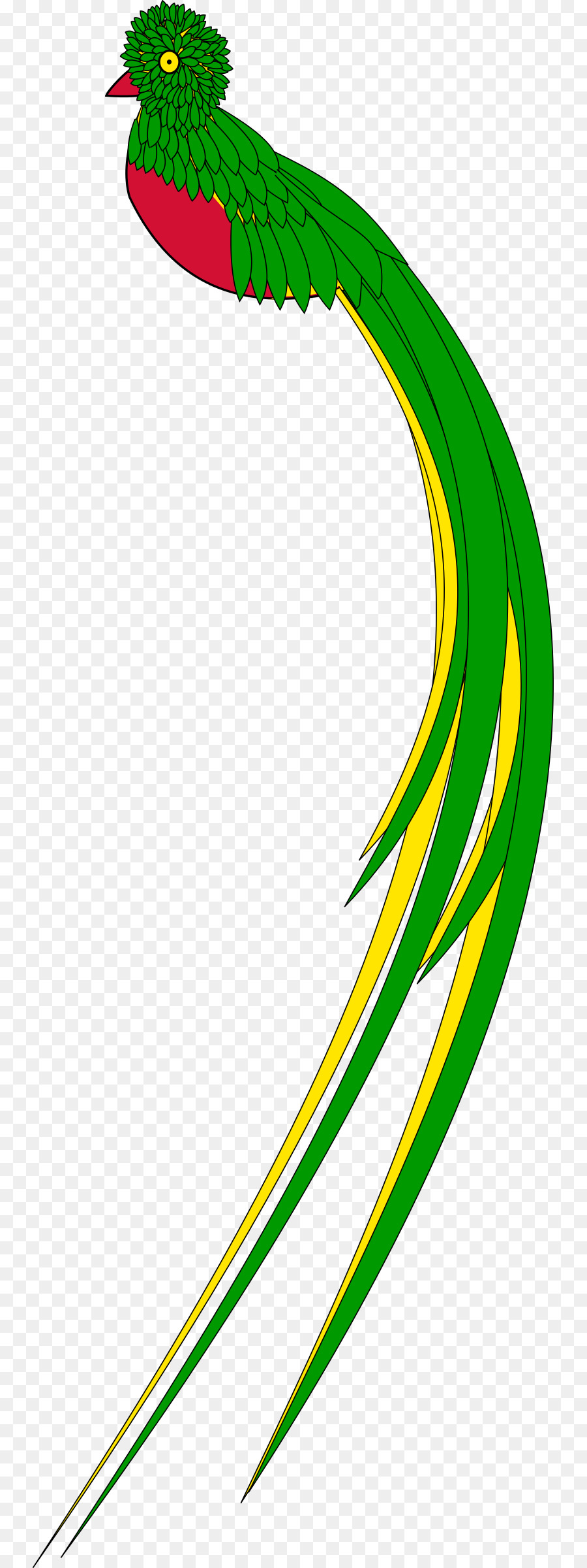 900x2400 Guatemala Quetzal Clip Art