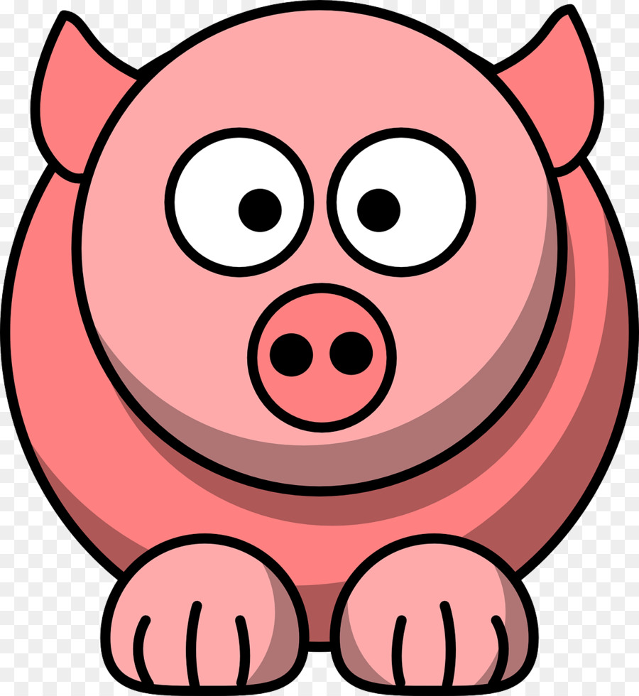 900x980 Pig Stockio Clip Art
