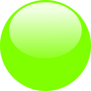 300x300 Bubble Green Clip Art