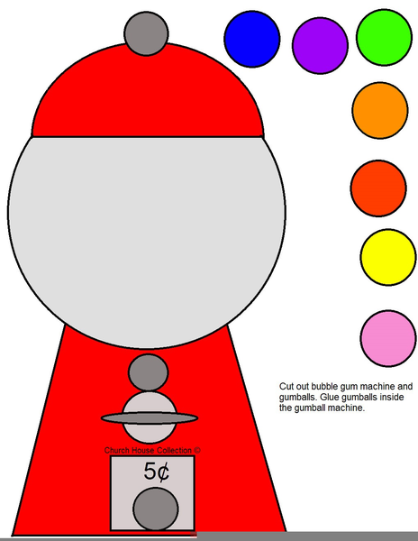 464x600 Clipart Of Gumball Machine Free Images