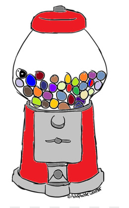 260x420 Gumball Machine Png And Psd Free Download