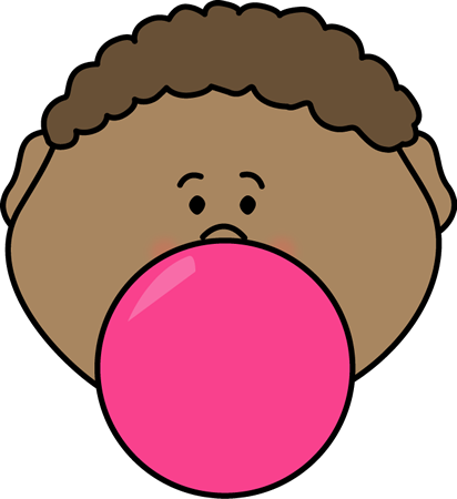 412x450 Bubblegum Clip Art