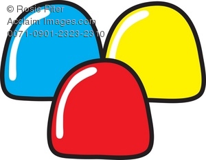 300x233 Gumdrops Royalty Free Clip Art Picture