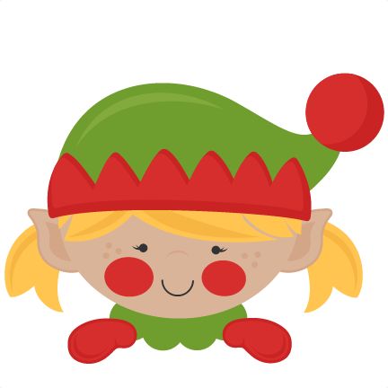 432x432 Free Peeking Santa Clipart