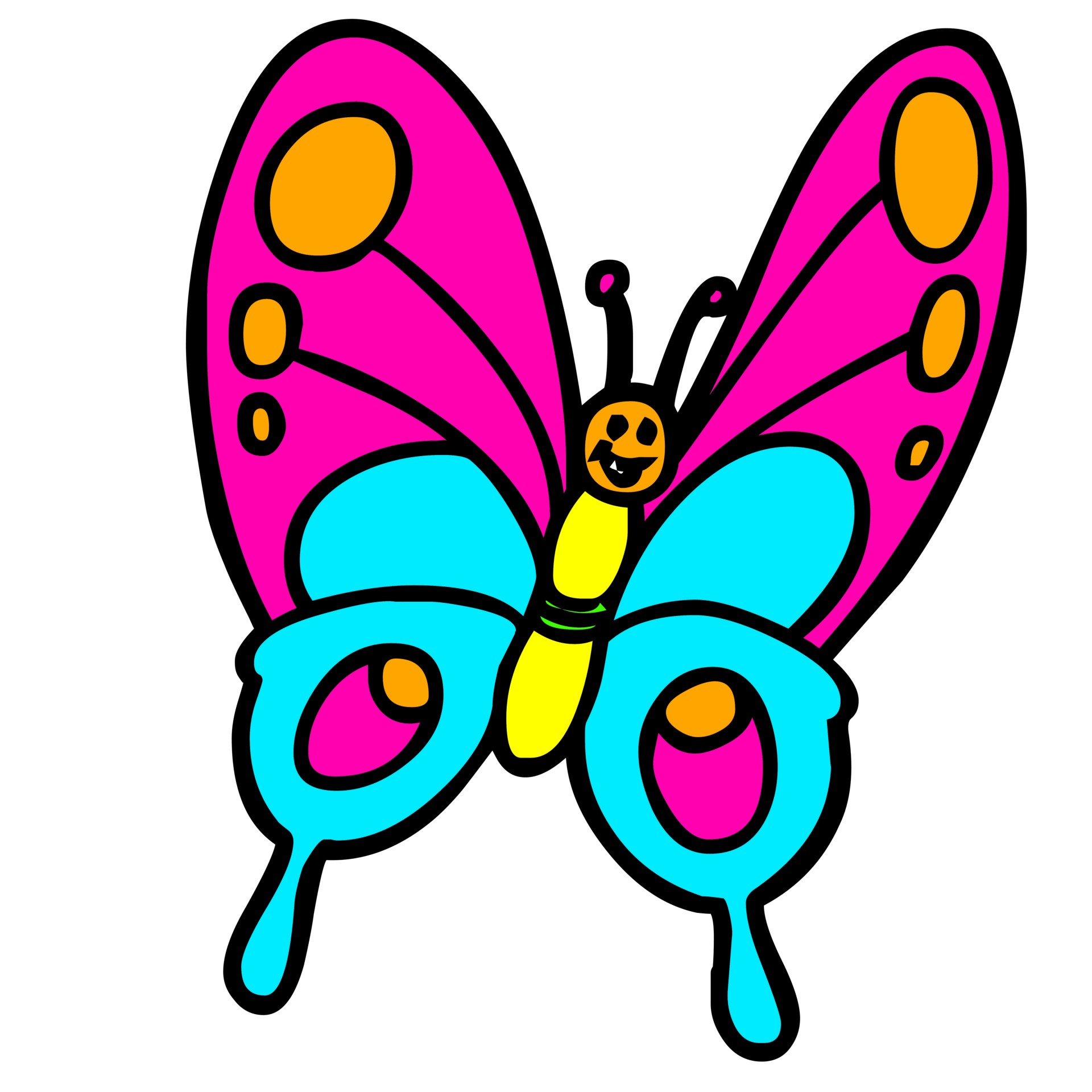 1920x1920 Butterfly Image Clipart