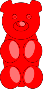 146x297 Gummy Bear Outline Clip Art