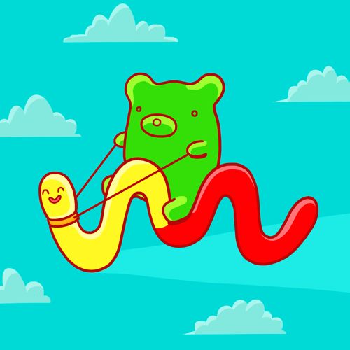 500x500 Gummy Bear Clipart Killer