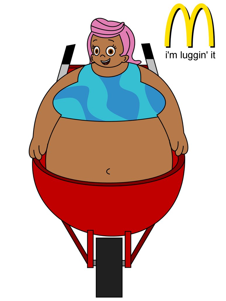 774x1032 Bubble Guppies Molly Luggin' It By Dev Catscratch