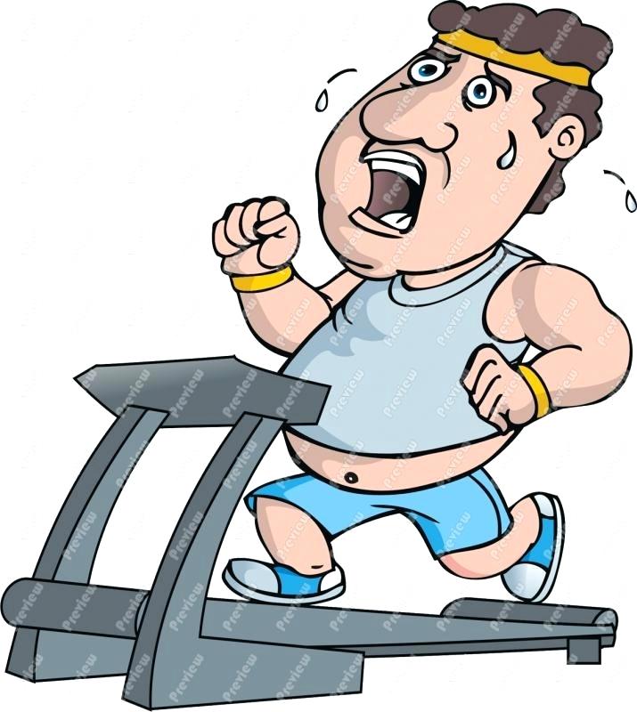 715x800 Person Running Clip Art Fat Guy On Treadmill Free Clipart Person