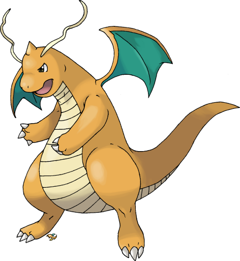 472x513 Dragonite Clip Art