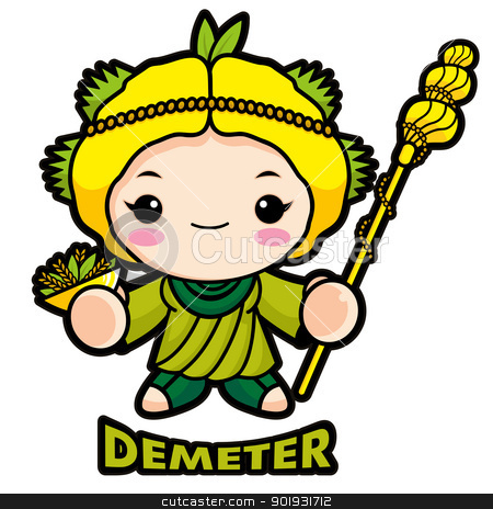 450x464 Zeus Clipart Demeter