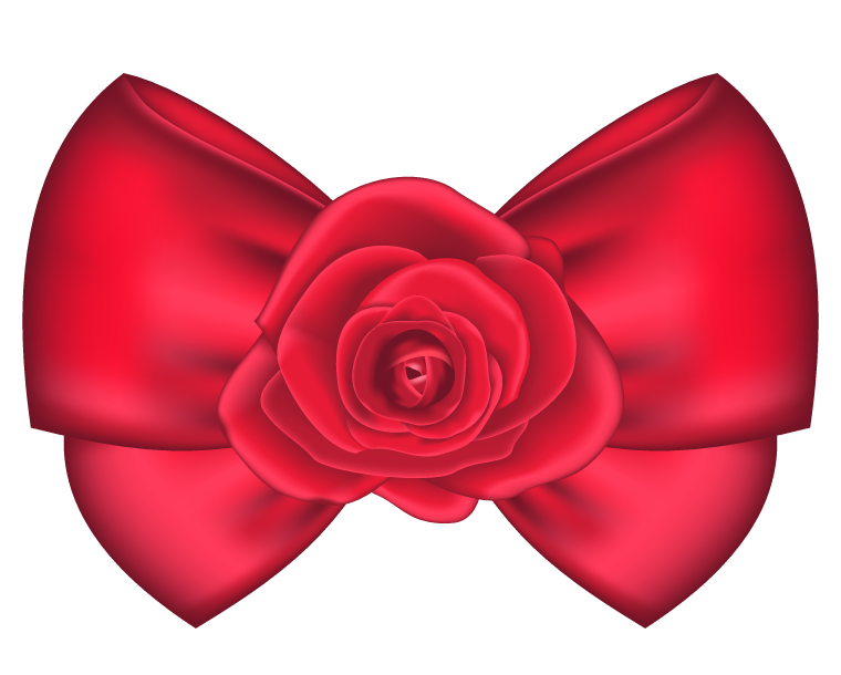760x610 Decorative Bow With Rose Png Clipart Picture Clipart