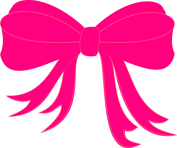 600x504 Best Photos Of Pink Bow Clip Art