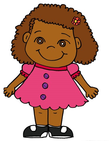 371x480 Girl With Curly Hair Clipart 101 Clip Art