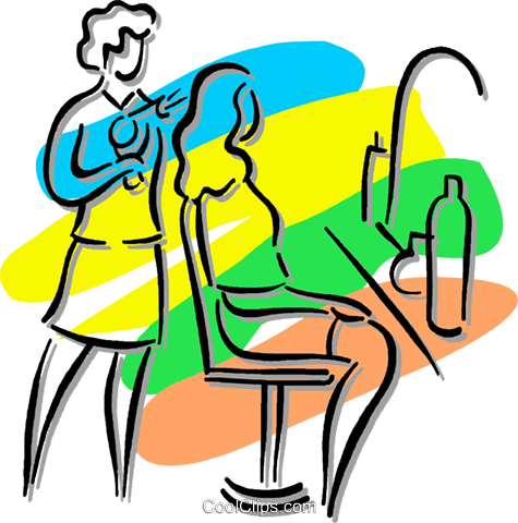 475x480 Beauty Salon Royalty Free Vector Clip Art Illustration Vc053204