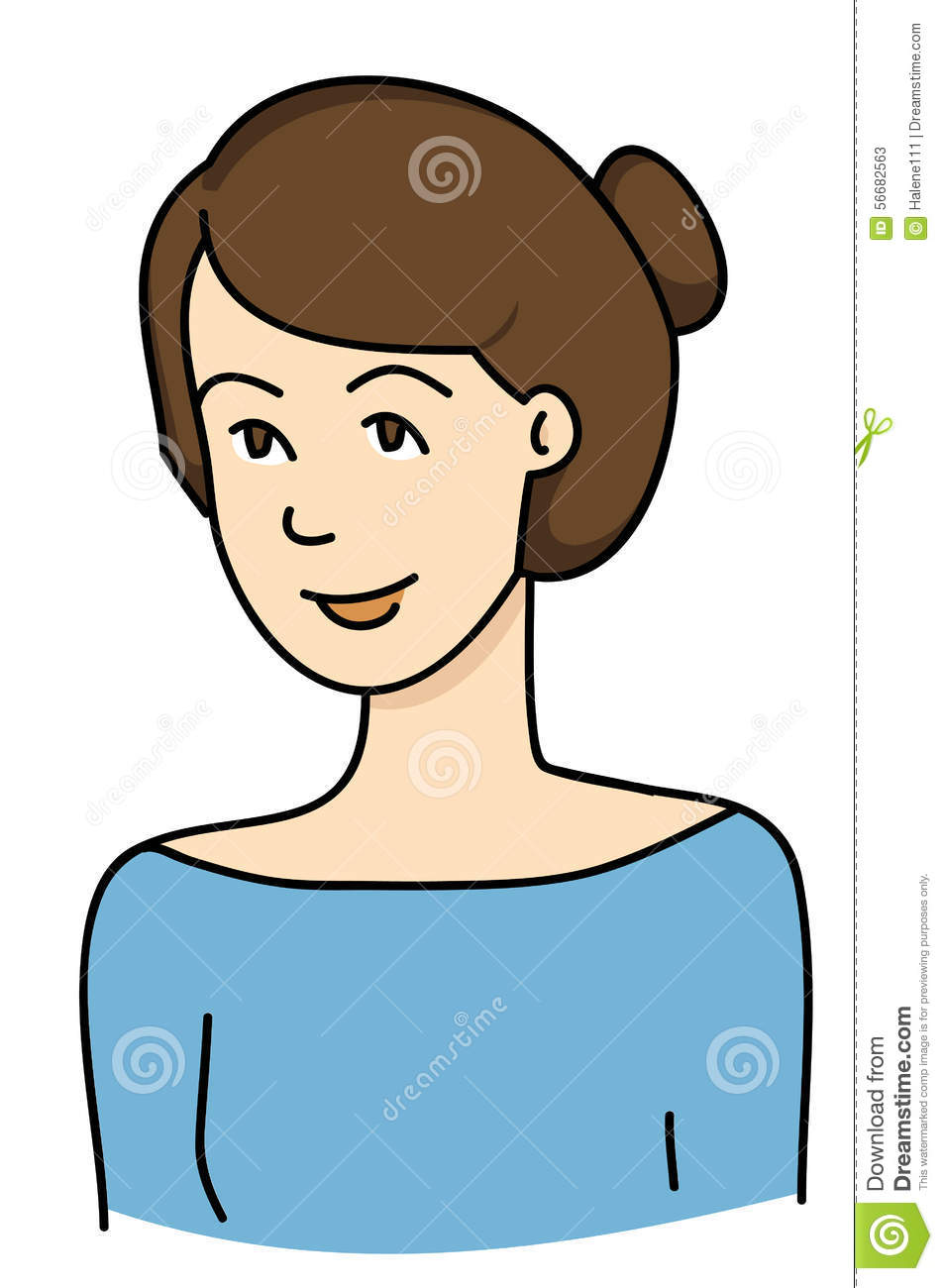 952x1300 Hair Clipart Simple