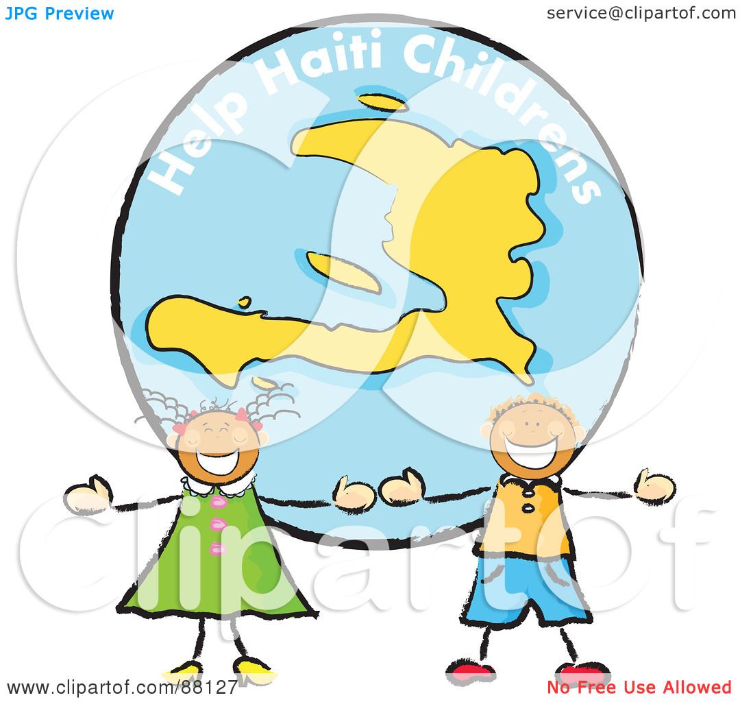 1080x1024 Royalty Free (Rf) Clipart Illustration Of Two Stick Children