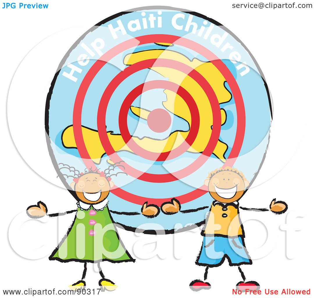 1080x1024 Royalty Free (Rf) Clipart Illustration Of Two Stick Children