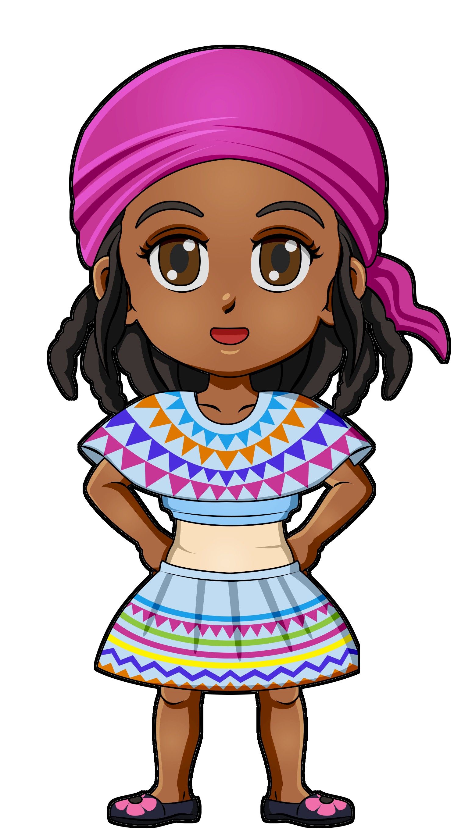 1548x2752 Superhero Twilight Haiti International Paper Doll Haiti