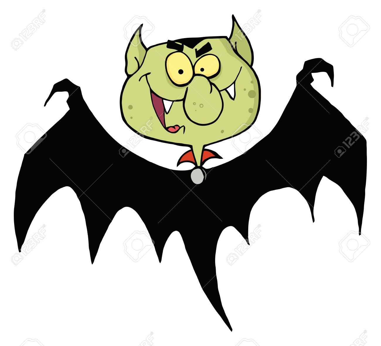 1300x1181 Last Chance Vampire Bat Cartoon Vector Illustration Of A Halloween