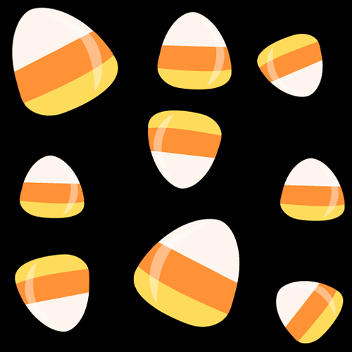 500x500 Candy Corn Background