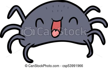 450x282 Cartoon Halloween Spider Clip Art Vector