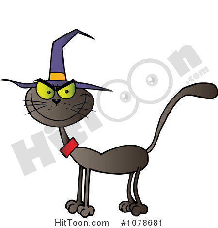 450x470 Halloween Cat Clipart