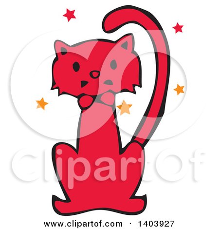 450x470 Royalty Free (Rf) Halloween Cat Clipart, Illustrations, Vector