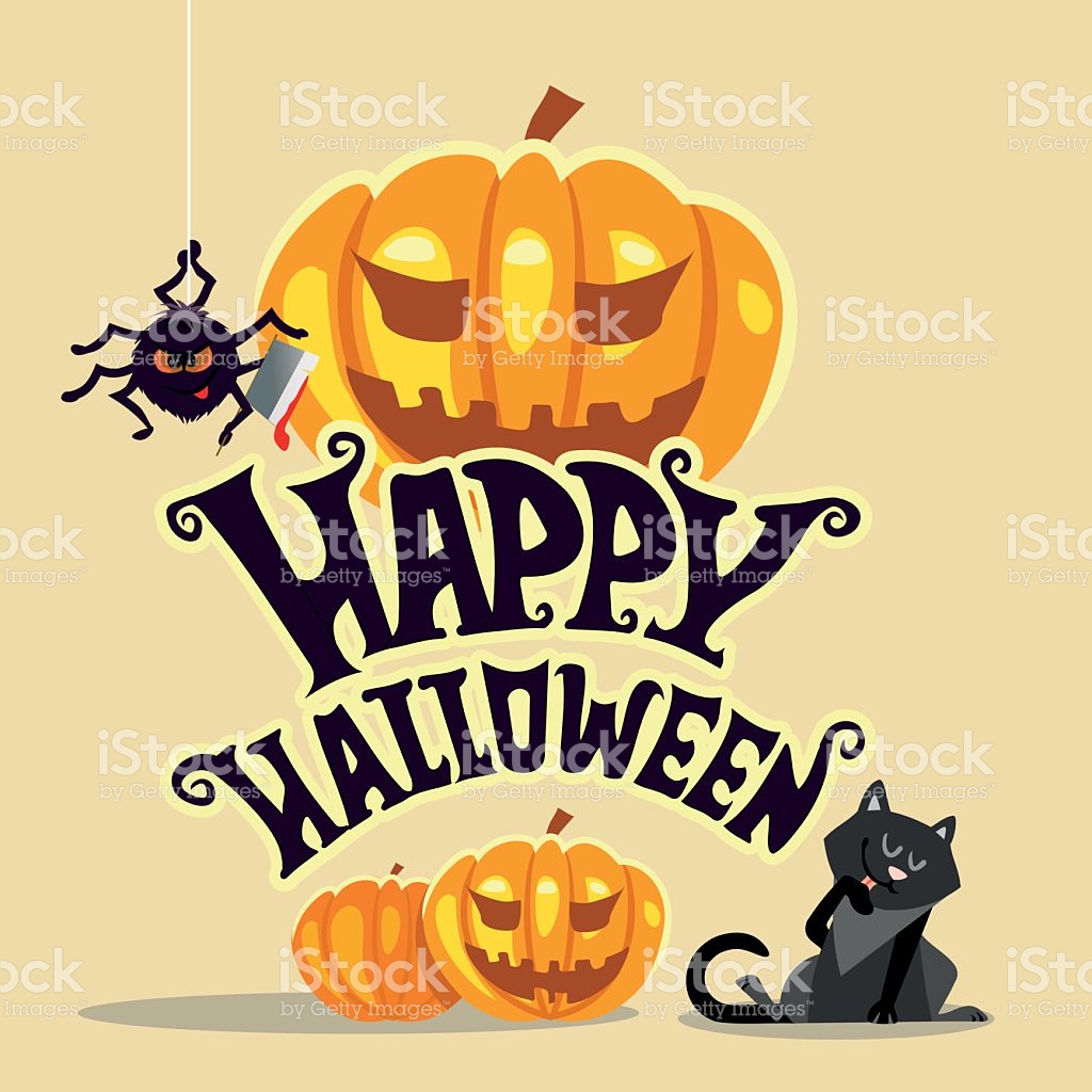 1024x1024 Black Cat Clipart Halloween Banner