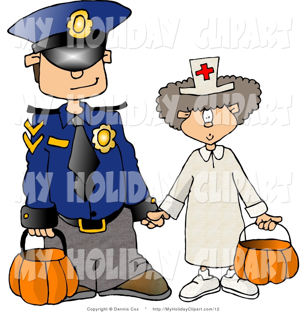1024x1044 Clip Art Of A Kids On Halloween Dressed As Police Officer