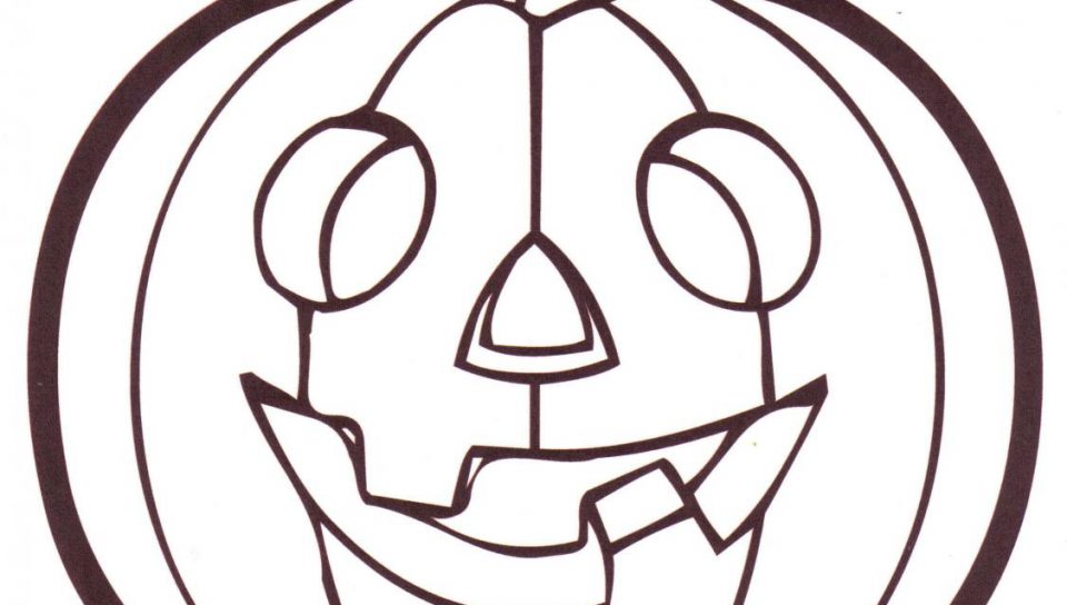 960x544 Pumpkin Colouring Pages To Print Halloween Coloring Printable Free