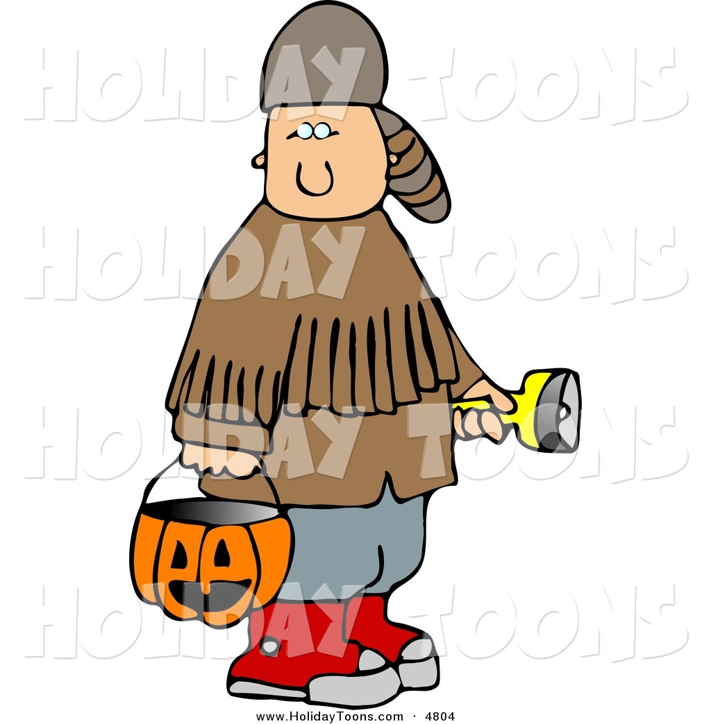 1024x1044 Royalty Free Holiday Clipart Of A Caucasian Boy Wearing Halloween
