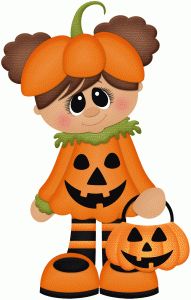 191x300 Clipart Of Girl Pumpkin Collection