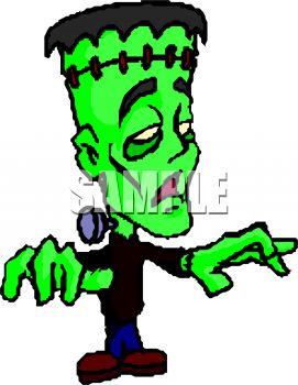 271x350 Kid Wearing A Frankenstein Costume For Halloween