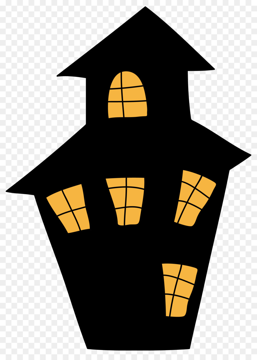 900x1260 Haunted Attraction Halloween House Clip Art