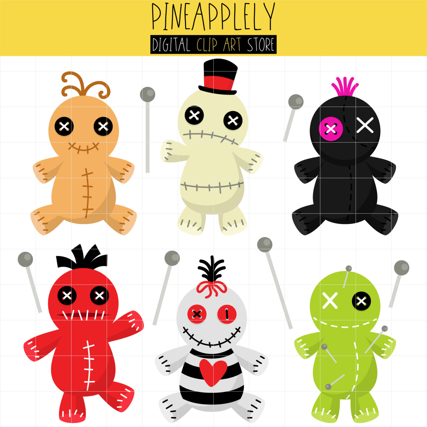 1500x1500 Voodoo Dolls, Halloween Party, Haunted House, Trick Or Treat