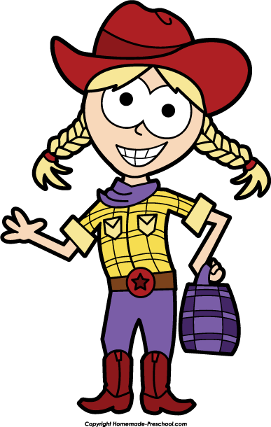 387x610 Best Cowgirl Clipart