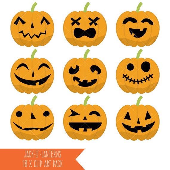 570x570 Jack O' Lanterns Clipart Halloween Clipart From Clipartisan