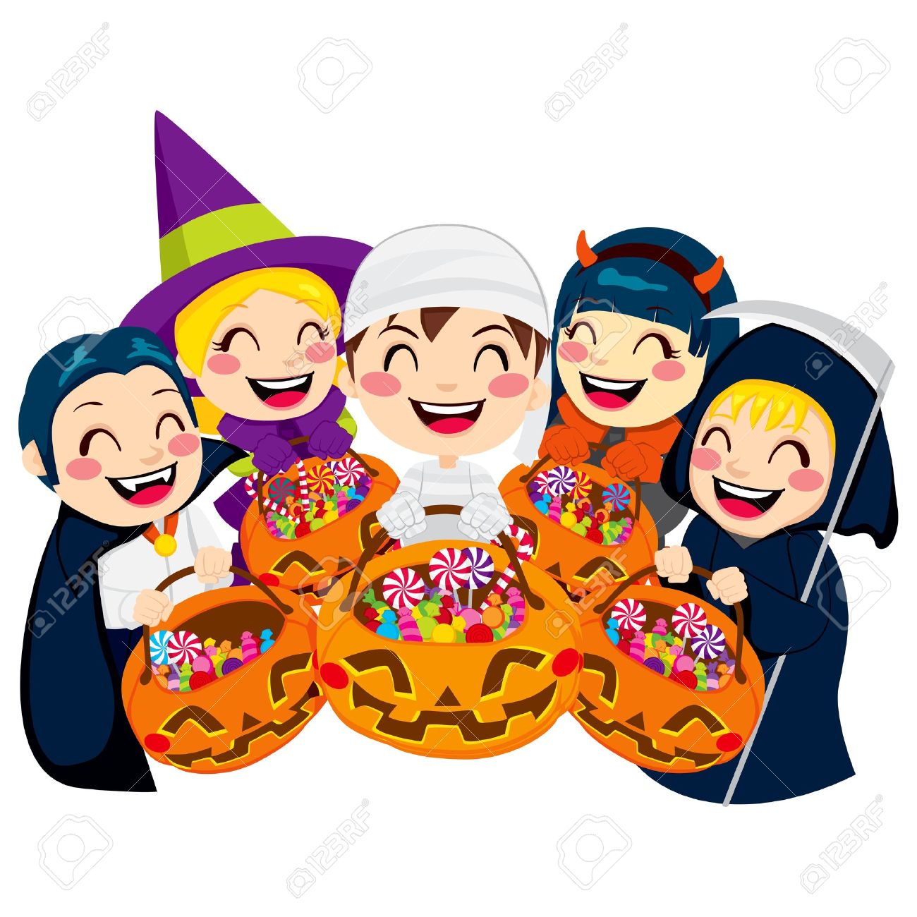 1300x1300 Kids In Halloween Costumes Clipart Fun For Christmas