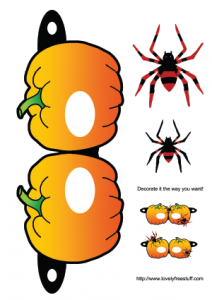 212x300 Free Printable Halloween Mask Pattern Royalty Free Clipart