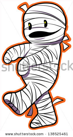 250x470 Cute Halloween Mummy Clip Art Clipart Panda